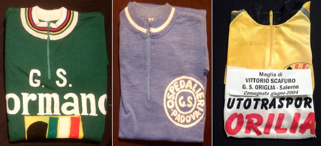 maglie donate al Santuario della Madonna del Ghisallo